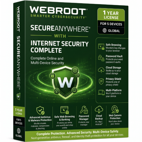 Webroot SecureAnywhere Internet Security Complete